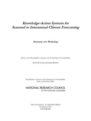 cover image of Knowledge-Action Systems for Seasonal to Interannual Climate Forecasting